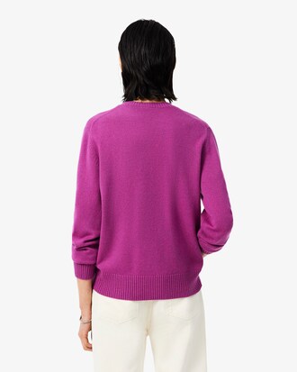 Pull en laine col rond