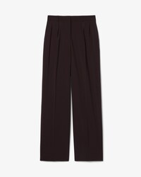 Pantalon oversize laine m&eacute;lang&eacute;e