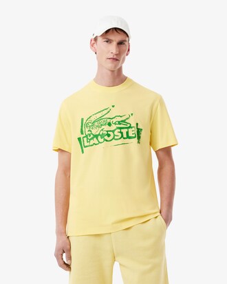 T-shirt jersey de coton imprimé