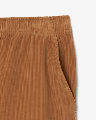 Pantalon regular fit velours côtelé