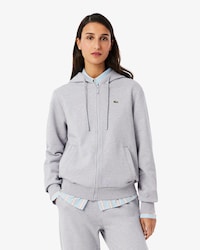 Sweatshirt zipp&eacute; &agrave; capuche molleton