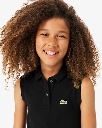 Robe sans manches en Piqu&eacute; stretch