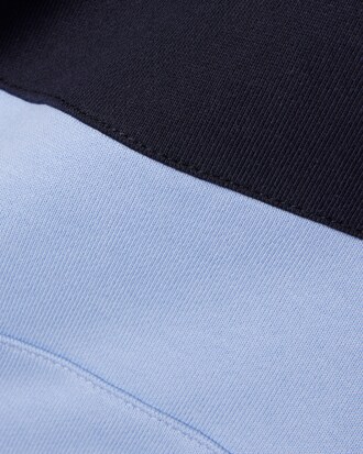 Sweatshirt &agrave; capuche color-block molleton