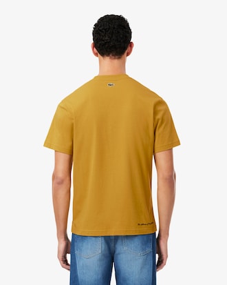 T-shirt jersey coton imprim&eacute; graphique