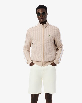 Veste de surv&ecirc;tement zipp&eacute;e Paris jacquard