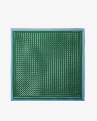 Foulard soie imprim&eacute; D&eacute;fil&eacute;