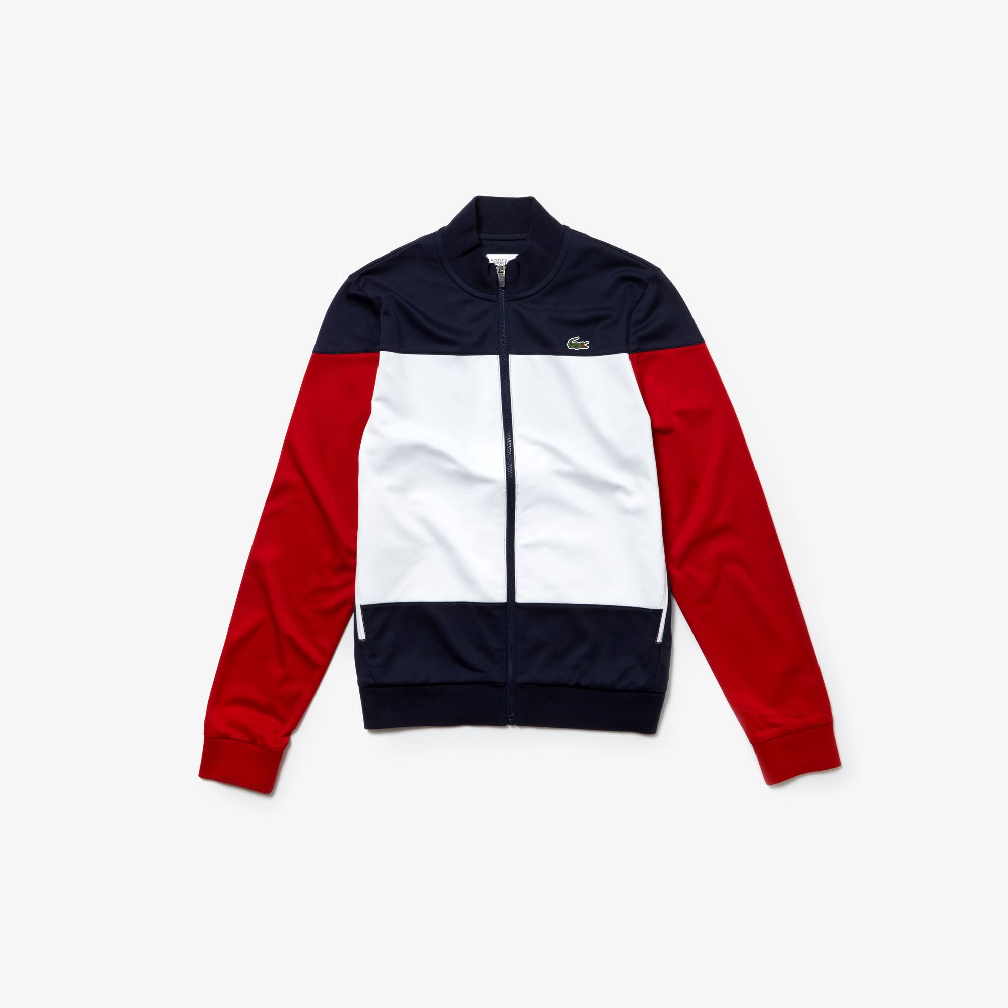 En Zippée Veste Piqué Tennis Sport Block Lacoste Color EIbeD9Y2WH