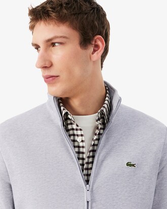 Sweatshirt zipp&eacute; molleton