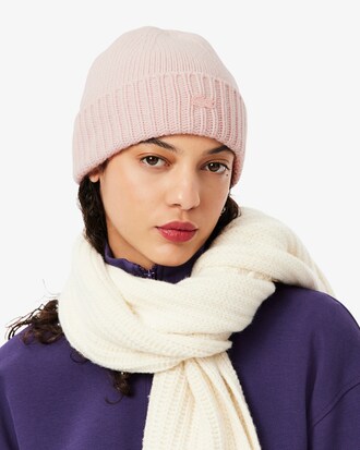 Bonnet en laine maille 3D