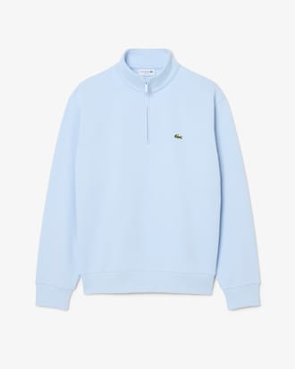 Sweatshirt col zipp&eacute; molleton