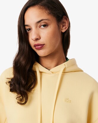 Sweatshirt à capuche court coton