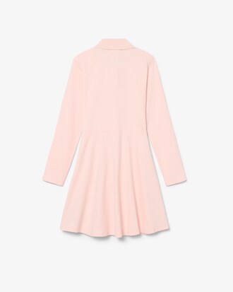 Robe manches longues en Piqu&eacute; stretch