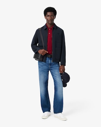 Veste twill de laine m&eacute;lang&eacute;e