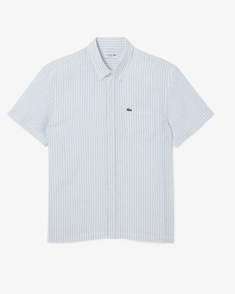 Chemise manches courtes regular fit lin