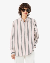 Chemise oversize popeline de coton