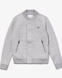 Teddy Lacoste SPORT en molleton de coton m&eacute;lang&eacute; &agrave; effet matelass&eacute;