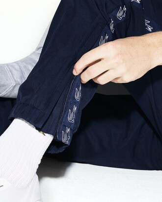 Pantalon de surv&ecirc;tement Tennis Lacoste SPORT avec bande crocodiles