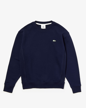 Sweatshirt unisexe Lacoste LIVE en molleton de coton uni
