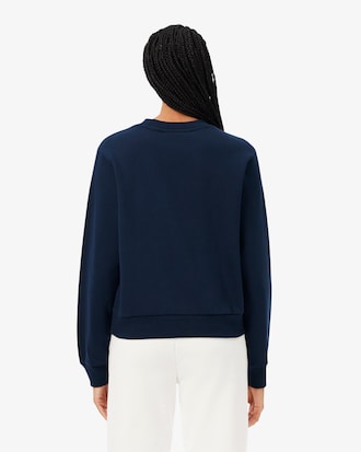 Sweatshirt relaxed fit col rond molleton