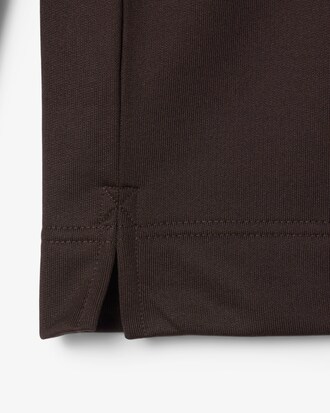 Sweatshirt polo loose fit molleton