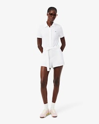 Combishort col polo en Piqu&eacute; stretch