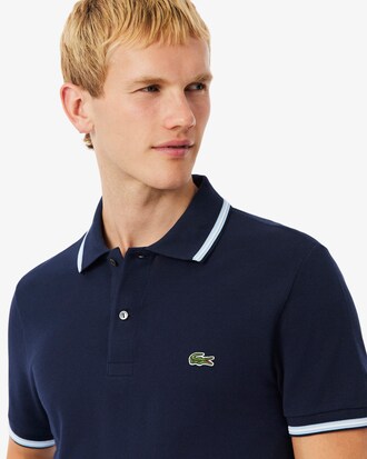 Polo L.12.12 regular fit liserés
