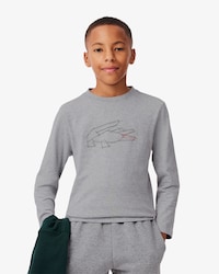 T-shirt coton épais crocodile graphique