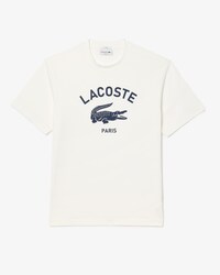 T-shirt coton imprim&eacute; signature