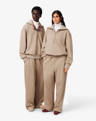 Pantalon de surv&ecirc;tement satin&eacute; loose fit D&eacute;fil&eacute;