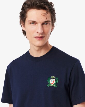 T-shirt badge brodé fabriqué en France