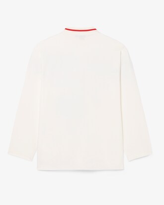 T-shirt manches longues imprim&eacute; tennis D&eacute;fil&eacute;