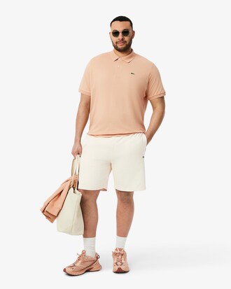 Short molleton de coton color-block