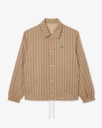 Veste réversible bi-matière monogramme