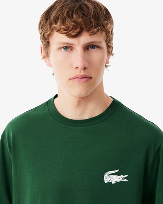 T-shirt d'int&eacute;rieur coton imprim&eacute; crocodile