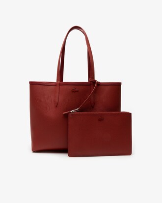 Sac cabas réversible Anna en toile enduite à motif jacquard