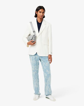 Polo regular fit en coton mélangé