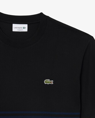 T-shirt jersey ray&eacute; color-block