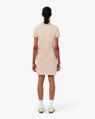 Robe polo slim fit en mini Piqu&eacute; stretch