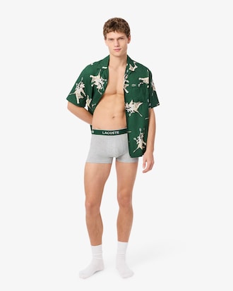 Lot de 3 boxers courts coton stretch