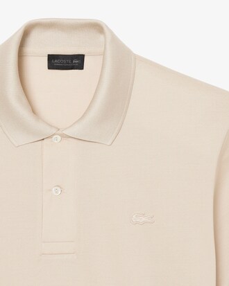 Polo classic fit Piqu&eacute; soie D&eacute;fil&eacute;
