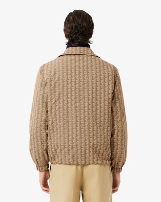 Veste réversible bi-matière monogramme