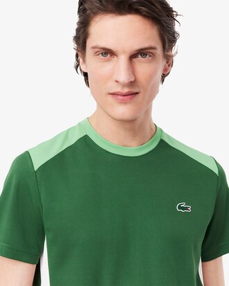 T-shirt Tennis color-block large imprimé