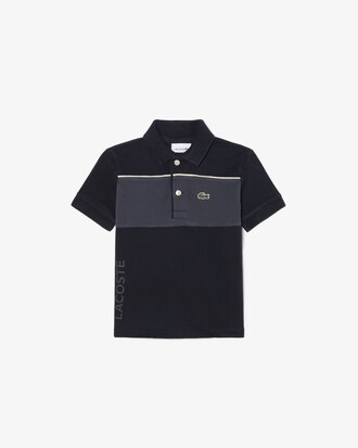 Polo Petit Piqu&eacute; color-block