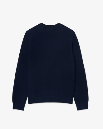 Pull col rond coton