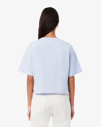 T-shirt d&eacute;contract&eacute; en jersey coton