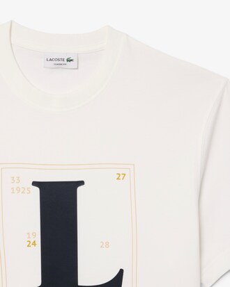 T-shirt jersey coton imprim&eacute; graphique