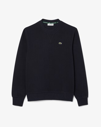 Sweatshirt relaxed fit col rond en Piqué