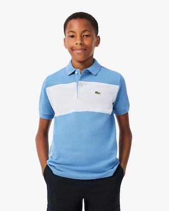 Polo Petit Piqu&eacute; color-block