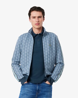 Veste de survêtement zippée Paris jacquard
