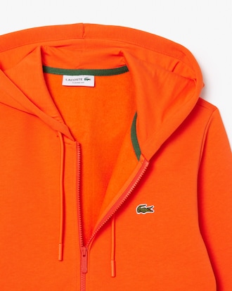 Sweatshirt à capuche zippé molleton